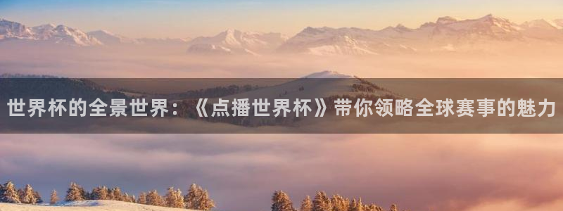2026世界杯德国队阵容:世界杯的全景世界:《点播世界杯》带你领略全球赛事的魅力